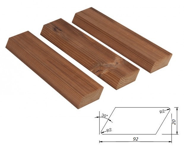 Profil THERMOWOOD SSS 20x92, délka 4200mm