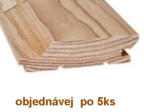 Profil RAUTE PD 24x107, délka 4000mm MODŘÍN SLEZSKÝ