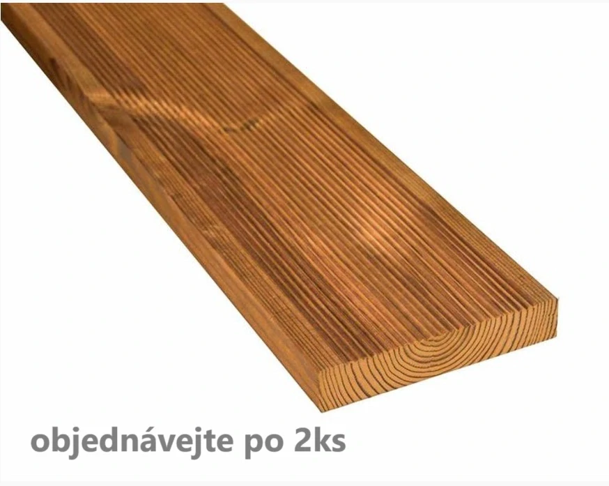 Prkno THERMO BOROVICE 26x140, délka 4800mm jm./hl.