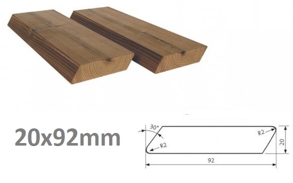 Profil THERMOWOOD SSS 20x92, délka 3000mm