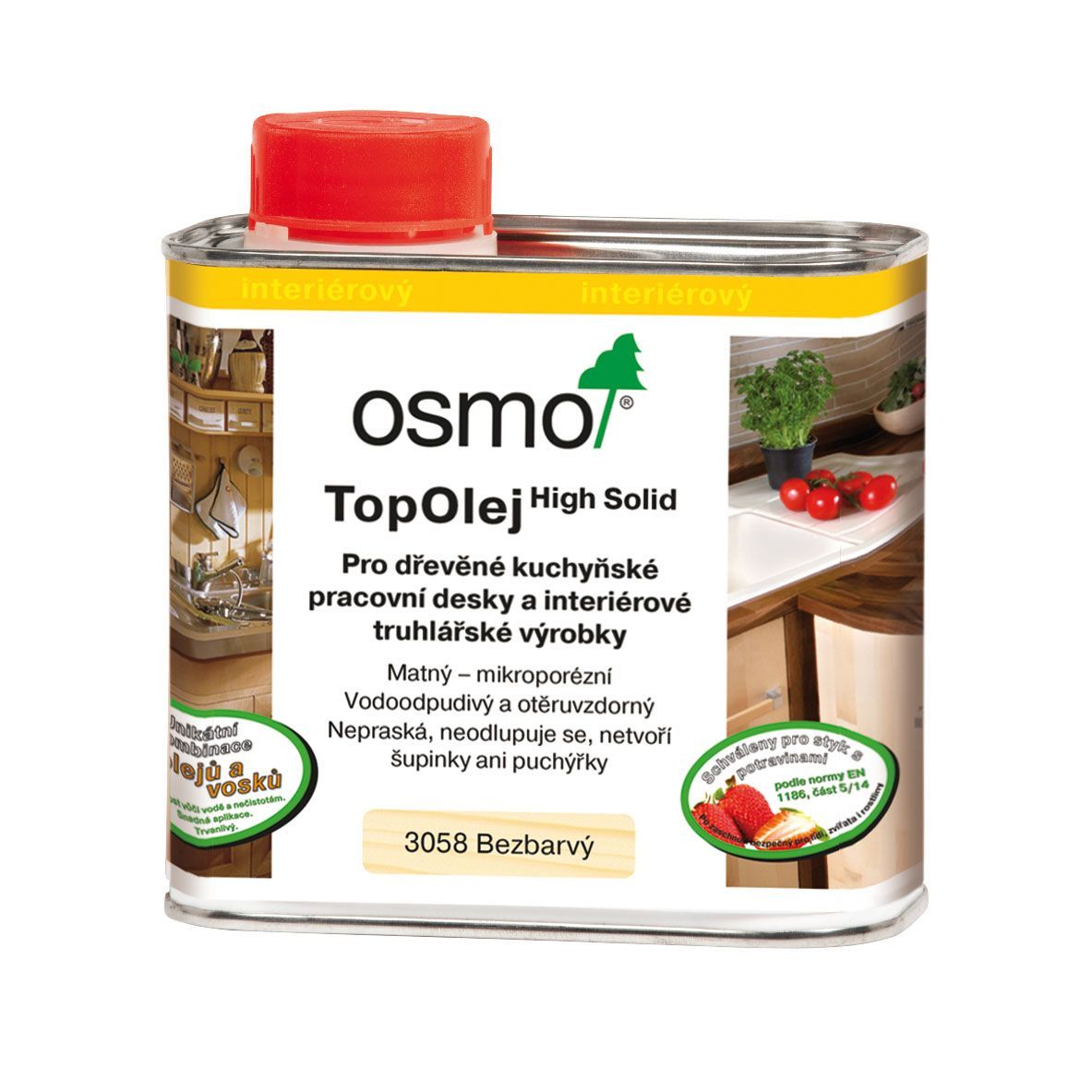 OSMO Top olej - pro kuchyňské pracovní desky