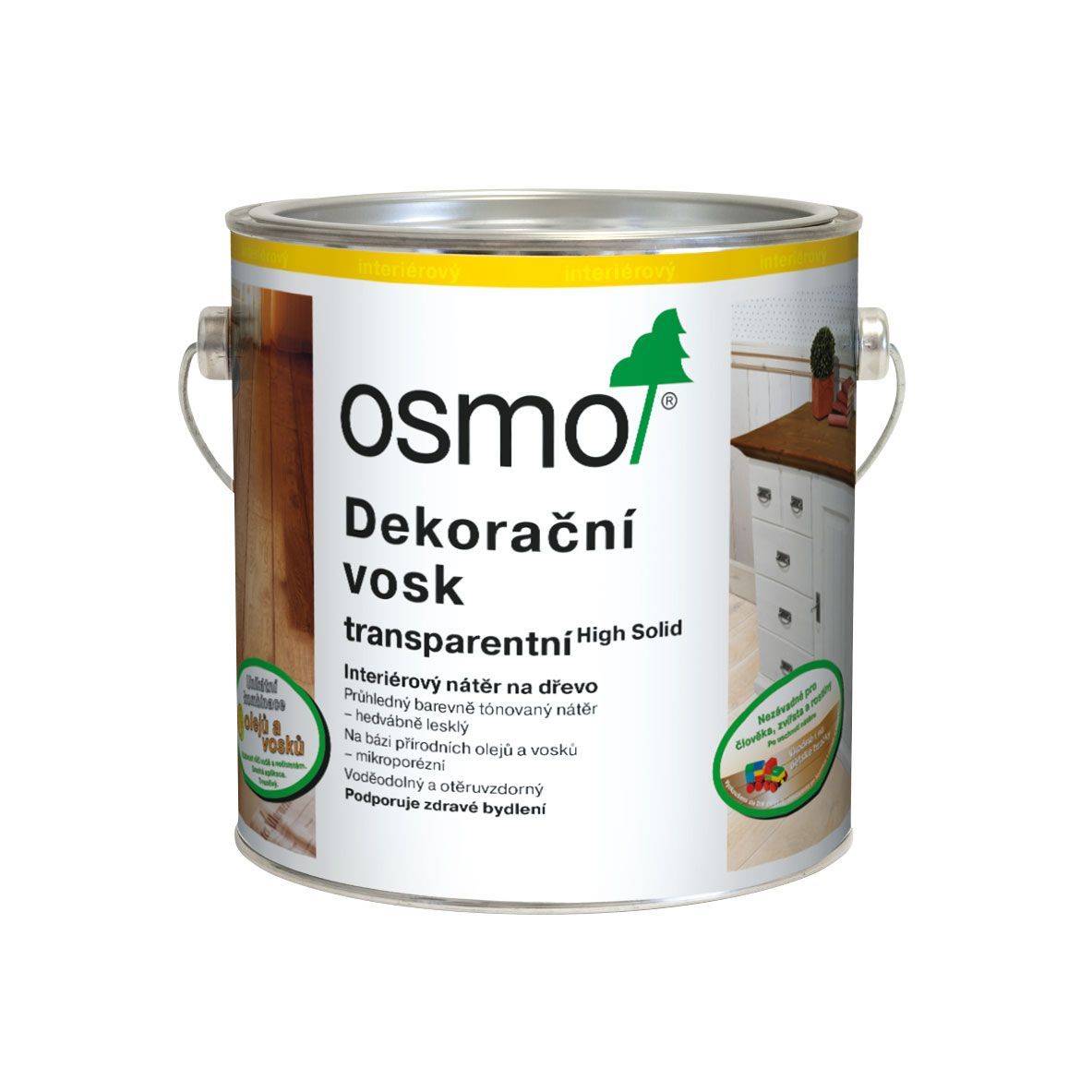 OSMO Dekorační vosk - transparentní