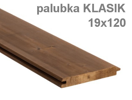 Palubka KLASIK 19x120, délka 3600mm, THERMO BOROVICE