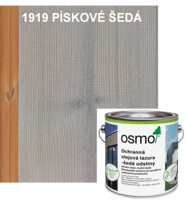 OSMO ochranná olejová lazura - odstín 1919 PÍSKOVĚ ŠEDÁ