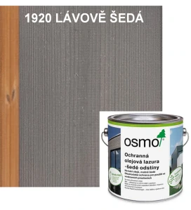 OSMO ochranná olejová lazura - odstín 1920 LÁVOVĚ ŠEDÁ