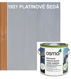 OSMO ochranná olejová lazura - odstín 1921 PLATINOVĚ ŠEDÁ