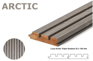 Profil Luna ARCTIC TRIPLE SHADOW 32x140, délka 3600mm THERMO SMRK SEVERSKÝ