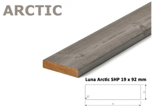 Profil Luna ARCTIC SHP 19x92, délka 3600mm THERMO BOROVICE