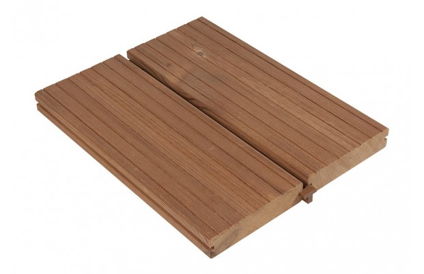 Prkno LUNADECK2 26x117, délka 3000mm, T klip, THERMOWOOD