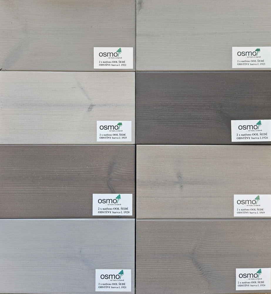 OSMO ochranná olejová lazura - odstín 1926 KŘEMENNĚ ŠEDÁ