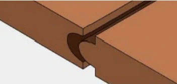 Prkno BAMBUS 20x140, délka 1860mm, hl./hl., P+D